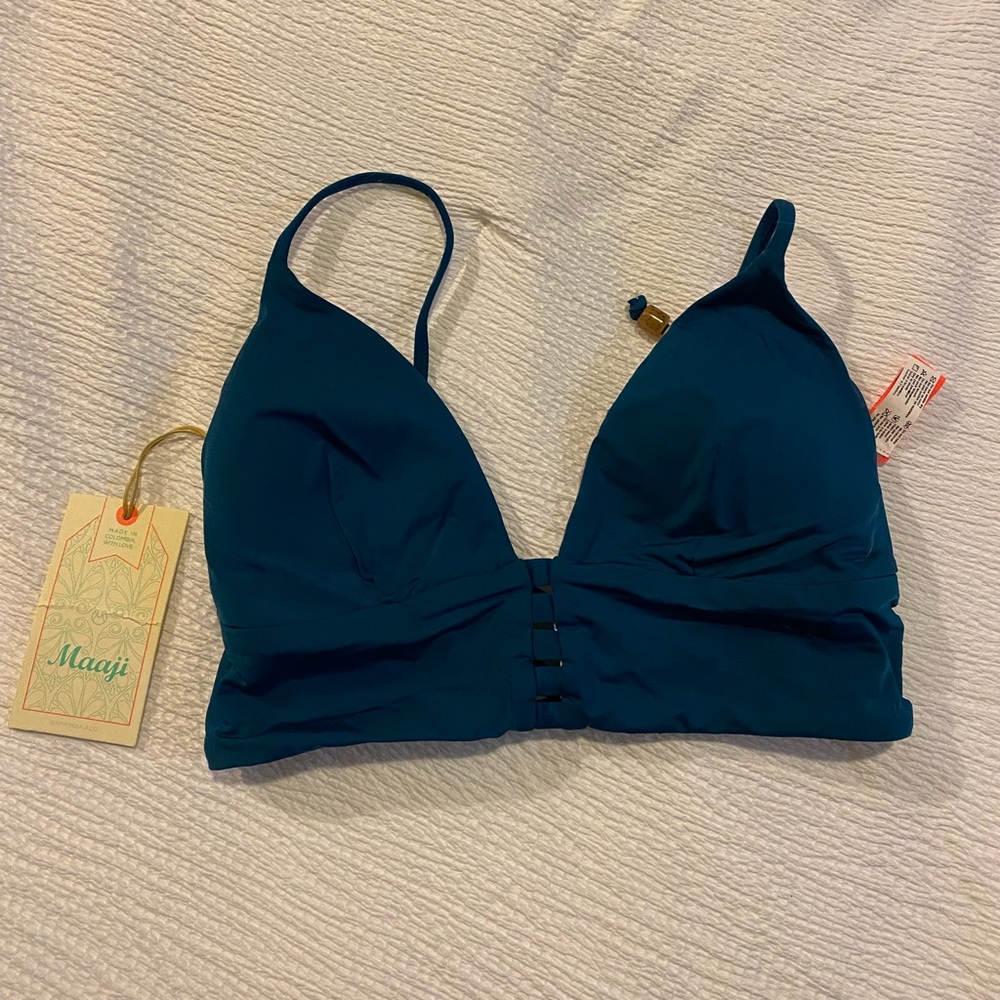 Maaji longline reversible bikini top